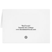 Red Towels Cards (Back Horizontal)