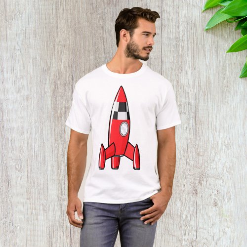 Red Toy Rocket T_Shirt