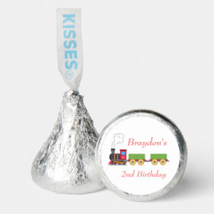 Red toy train boys birthday hershey®'s kisses®