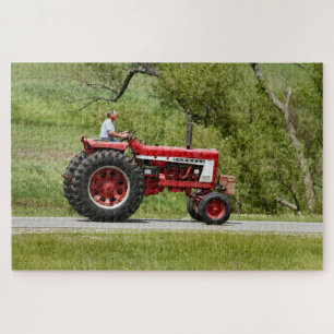 Red Tractor Jigsaw Puzzle