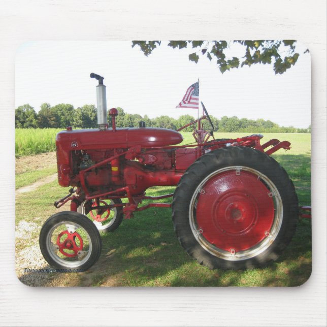 Red Tractor Mousepad (Front)