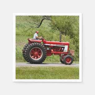 Red Tractor Napkins