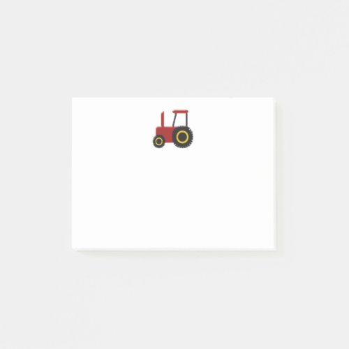 Red Tractor Post_it Notes