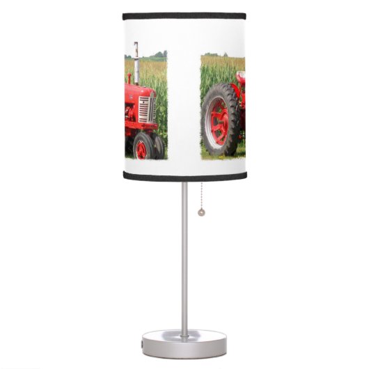 Red Tractor Table Lamp (Left)