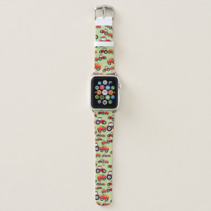 Red Tractor Truck Farm Produce Apple Watch Band