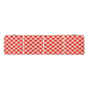 Red, traditional Valentine's day heart Beer Pong Table