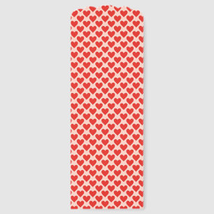 Red, traditional Valentine's day heart Bookmarks