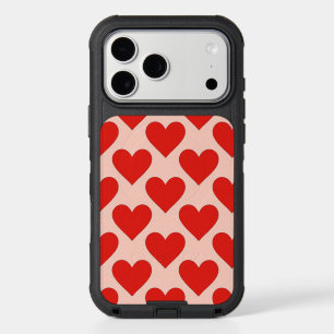 Red, traditional Valentine's day heart iPhone 17 Pro Max Case