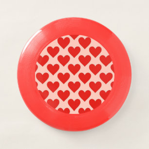 Red, traditional Valentine's day heart Wham-O Frisbee