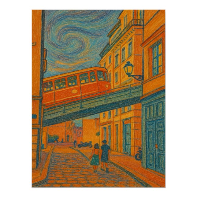 Red Tramway  Poster (Front)