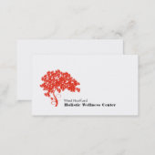 Red Tree Holistic and Alternative Health Business Card (Front/Back)