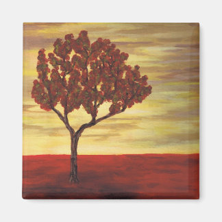 Red Tree Magnet