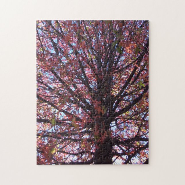 Red Tree Puzzle (Vertical)