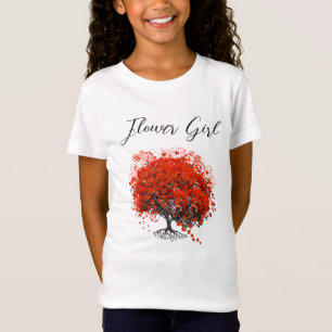 Red Tree Wedding T-Shirts, Gifts, Stickers & Favor T-Shirt