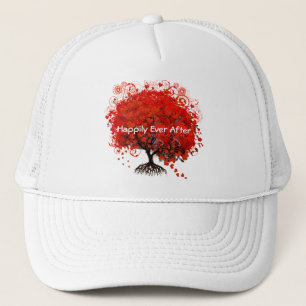 Red Tree Wedding T-Shirts, Gifts, Stickers & Favor Trucker Hat
