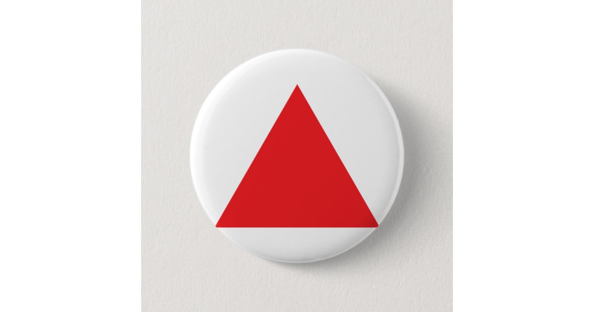 red-triangle-icon-button-zazzle