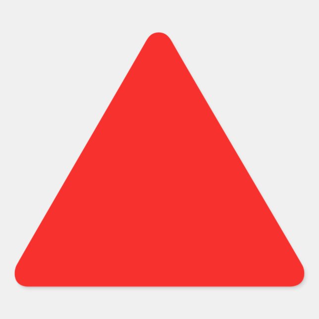 Red Triangle Sticker (Front)