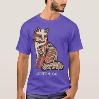Red Tribal Fo Lawton OK Native American Artwork T-Shirt