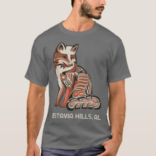 Red Tribal Fo Vestavia Hills Native American Artwo T-Shirt