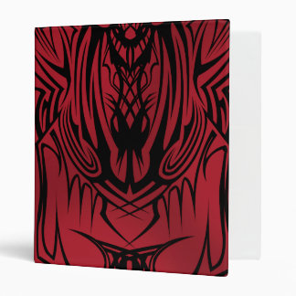 Red Tribal School Binder