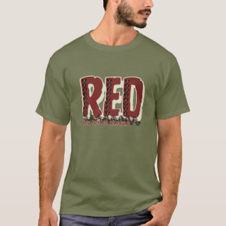 RED Tribal T-Shirt - Honor Our Deployed