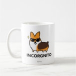 Red Tricolor Corgi Incorgnito Mug