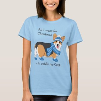 Red Tricolor Pembroke Welsh Cute Christmas Corgi