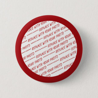 Red Trimmed Photo Template Button