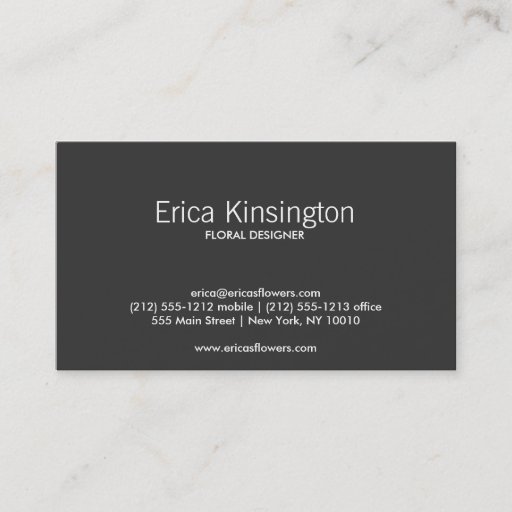 Customizable RED TROPICAL Business Card