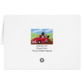 Red Truck and Labs Cards (Back Horizontal)