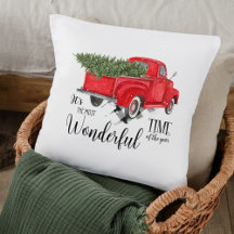 Red Truck Christmas Elegant Farmhouse Holiday