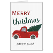 Merryland Christmas Truck Pattern (Red) / Tissue Paper Pack