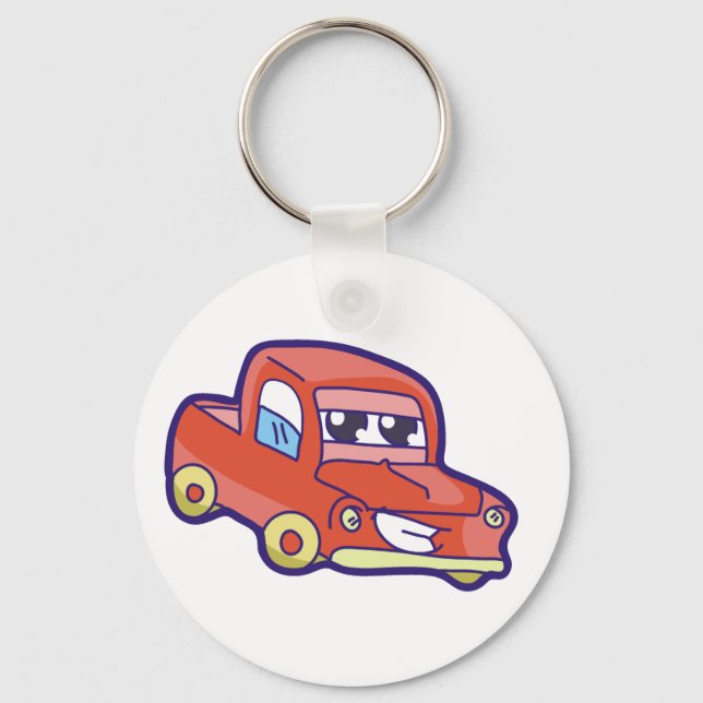 Red Truck Keychain (Front)