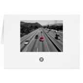 Red Truck On The Freeway (Back Horizontal)