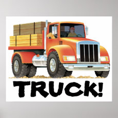 Red Truck Poster