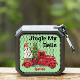 Red Truck Snowman Tree BlueTooth Speaker