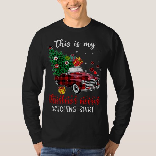 Red Truck This Is My Christmas Movie Watching Buff T_Shirt