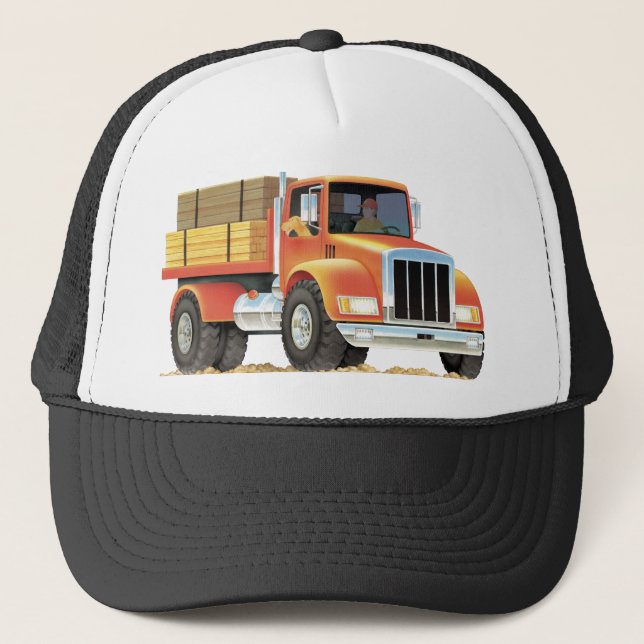 Red Truck Trucker Hat (Front)