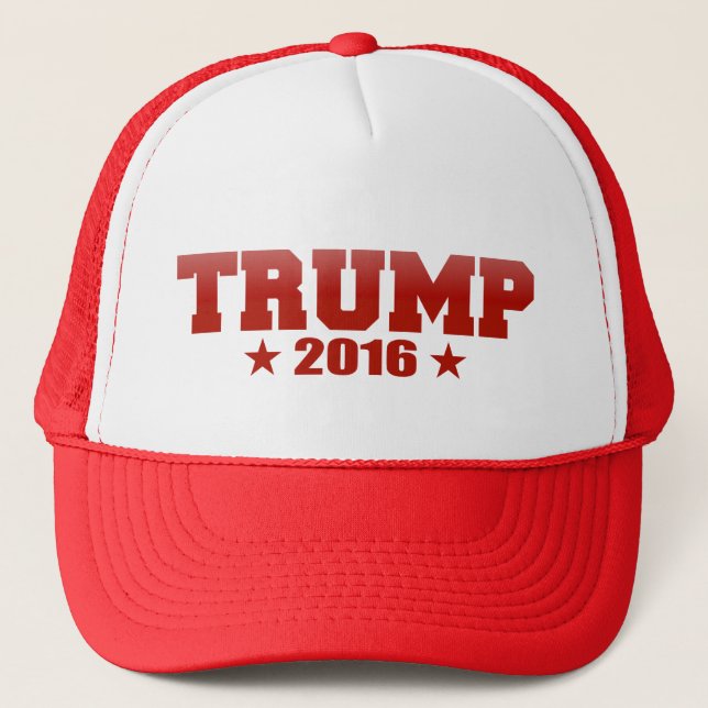 Red Trump 2016 Hats (Front)
