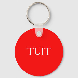 Red TUIT Keychain