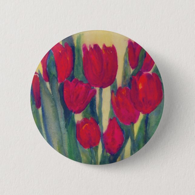 red tulip button (Front)