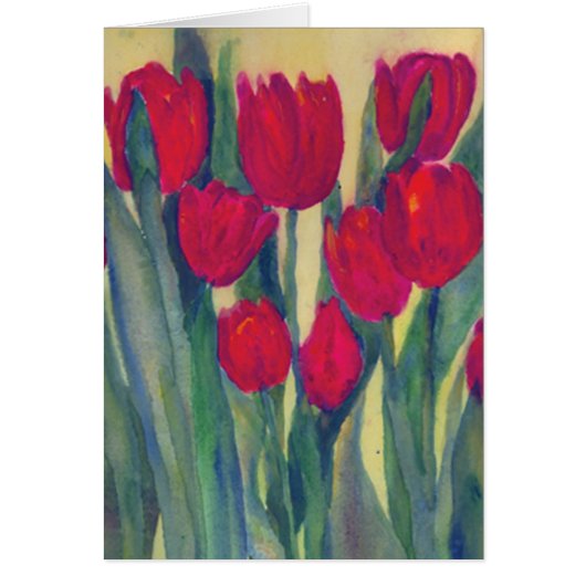 Red Tulip Card (Front)