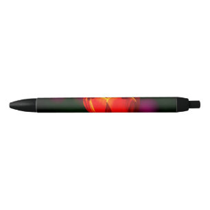 Red tulip flower pen