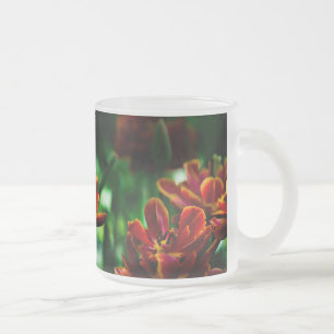 Red Tulip - His Majesty the King Frosted Glass Coffee Mug