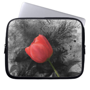 Red Tulip Laptop Bag