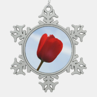 Red Tulip Ornament