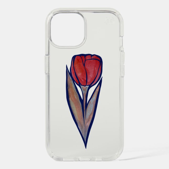 Red Tulip Spring Nature                            Speck iPhone Case (Front)