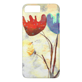 Red Tulip Watercolor Art iPhone 8 Plus/7 Plus Case
