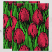 Red tulips (Front/Back)