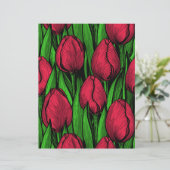 Red tulips (Standing Front)